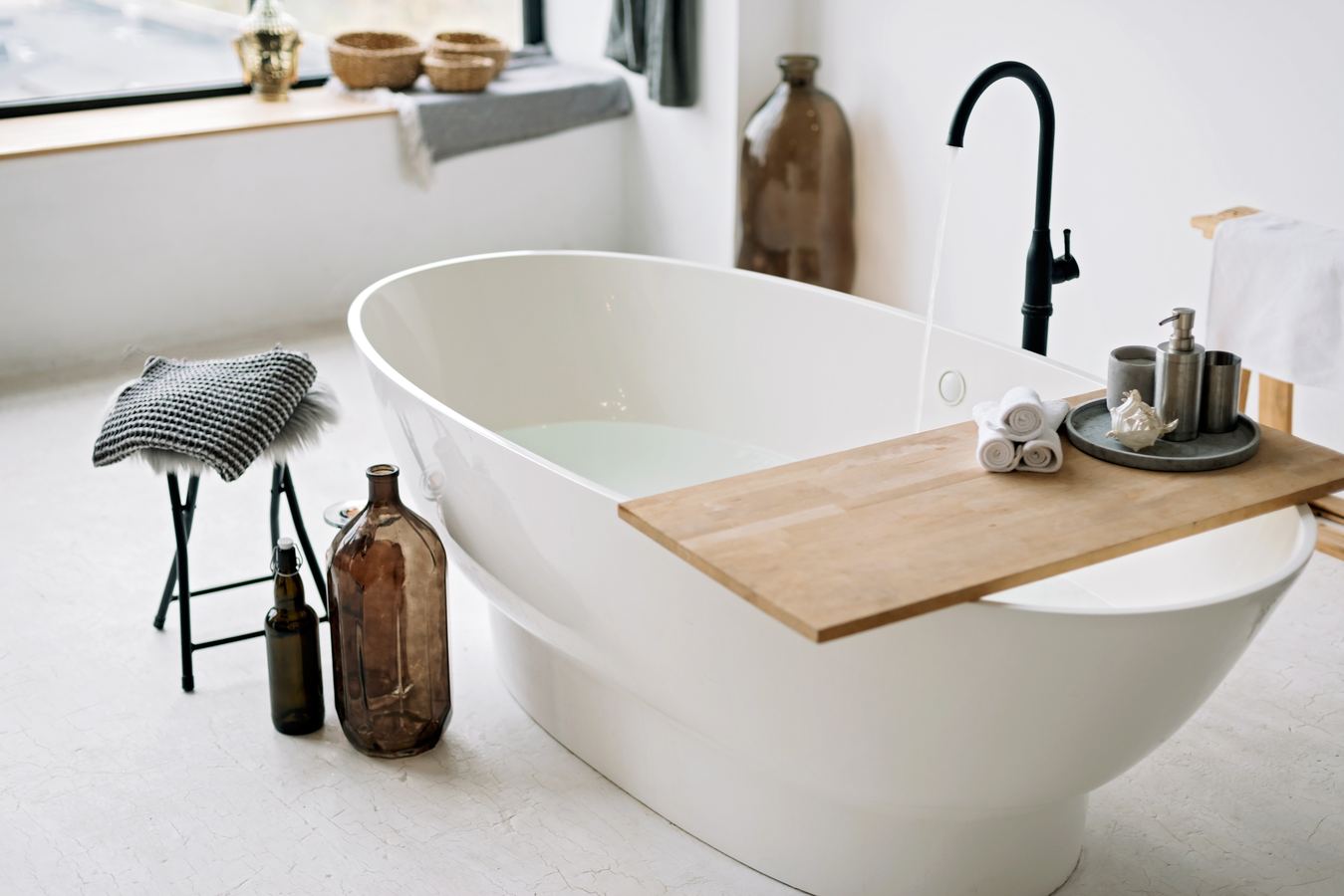 Bathroom Remodeling installation, illustrative photography