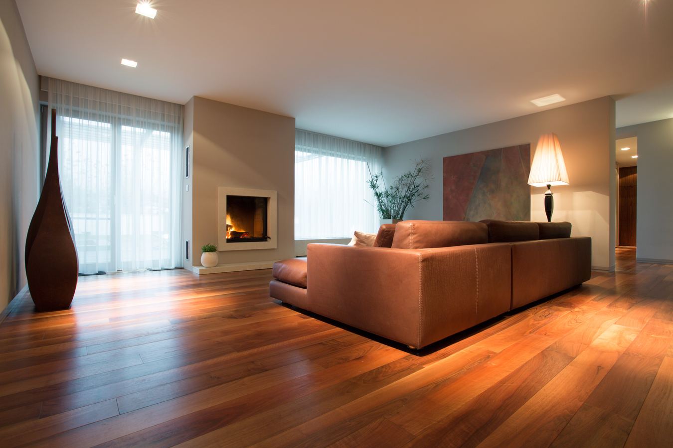 Solid hardwood flooring