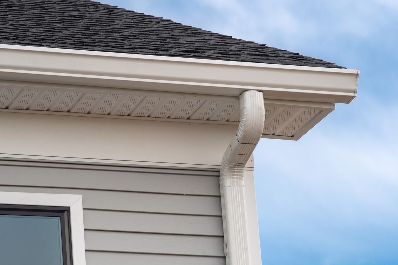 Gutter Installation installation, illustrative photography