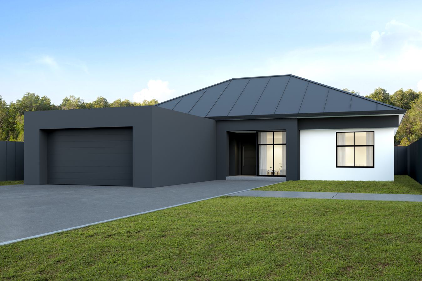 Metal standing seam roof